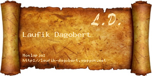 Laufik Dagobert névjegykártya